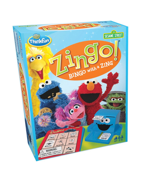 Juego de Mesa ThinkFun Zingo! Plaza Sésamo 4+ Juego de Mesa ThinkFun Zingo! Plaza Sésamo 4+