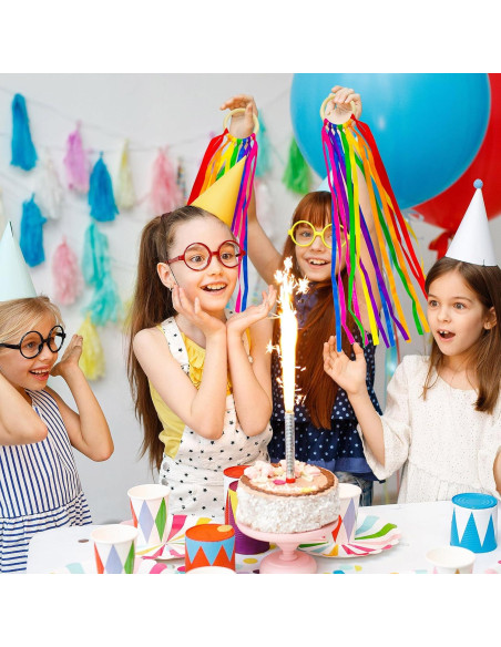 Juego de Cometas de Mano Waldorf 24 Piezas Arcoíris 5.16m