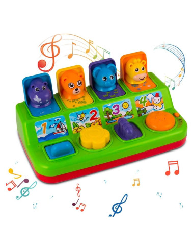 Juguete Interactivo YEEBAY Animales Pop-Up con Música 0.65kg