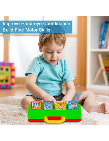 Juguete Interactivo YEEBAY Animales Pop-Up con Música 0.65kg