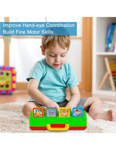 Juguete Interactivo YEEBAY Animales Pop-Up con Música 0.65kg