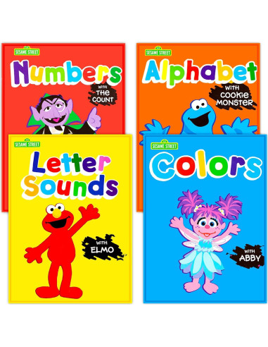 Cuadernos de trabajo Plaza Sésamo - Juego de 4 unidades