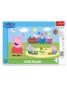 Rompecabezas Trefl 15 Piezas - Peppa Pig para Niños 3+