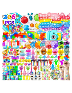 206 Piezas Juguetes Antiestrés para Niños - HOLILURE