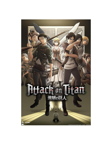 Póster Ataque a los Titanes Temporada 3 Trends 86.4x56.9 cm