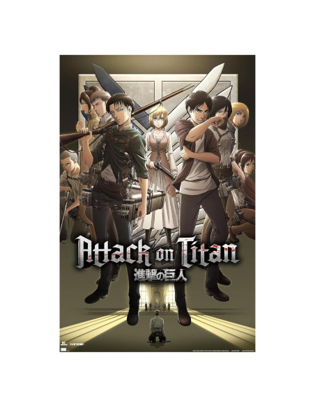 Póster Ataque a los Titanes Temporada 3 Trends 86.4x56.9 cm