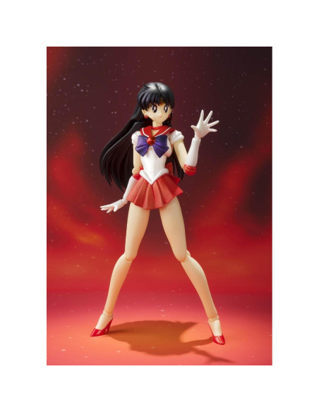 Figura S.H. Figuarts Sailor Mars Bandai 14 cm con Accesorios