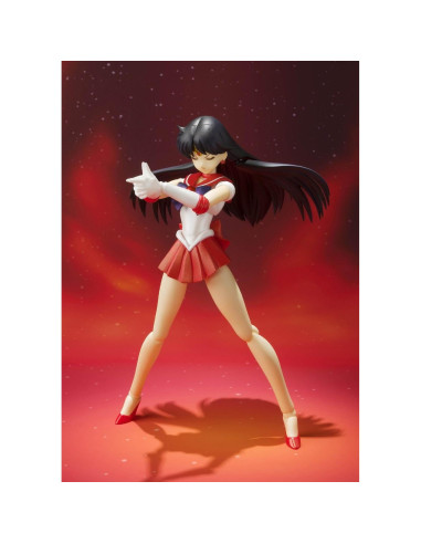Figura S.H. Figuarts Sailor Mars Bandai 14 cm con Accesorios
