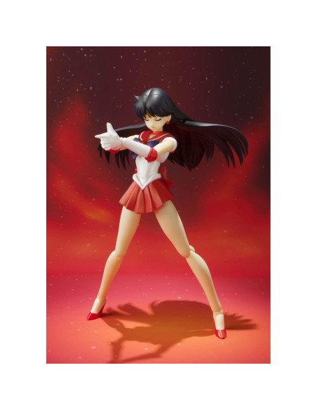 Figura S.H. Figuarts Sailor Mars Bandai 14 cm con Accesorios