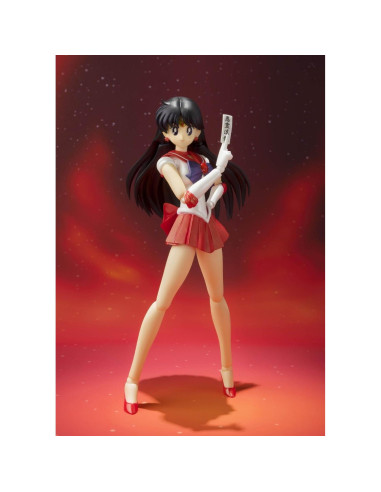 Figura S.H. Figuarts Sailor Mars Bandai 14 cm con Accesorios
