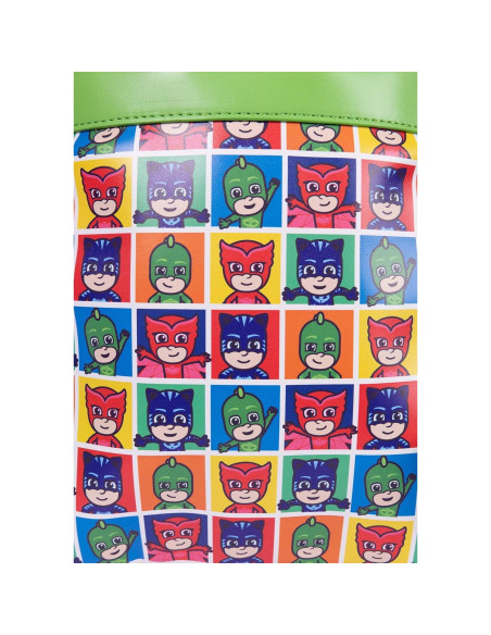 Mochila Mini PJ Masks para Niños - Cuero Sintético 20x25cm Mochila Mini PJ Masks para Niños - Cuero Sintético 20x25cm
