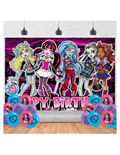 Fondo de Fiesta Chica Monstruo 0.91x1.52m Vinilo Karg