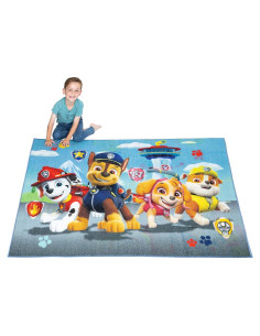 Alfombra de Área Antideslizante Franco Kids Room Paw Patrol 175x132 cm