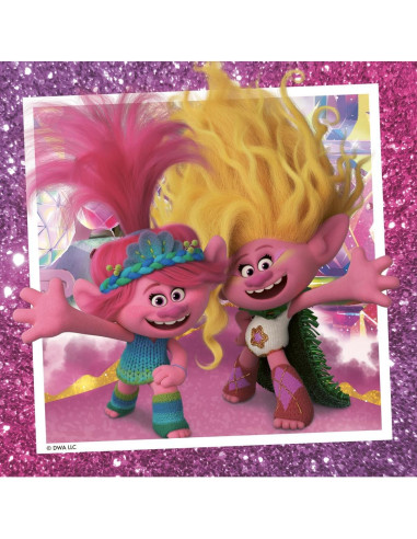 Set de Rompecabezas Trolls 3 Ravensburger 3x49 Piezas 21x21cm