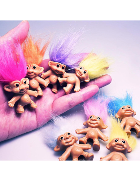 Pack 8 Toppers de Lápiz Troll Vintage TOMZEGNA