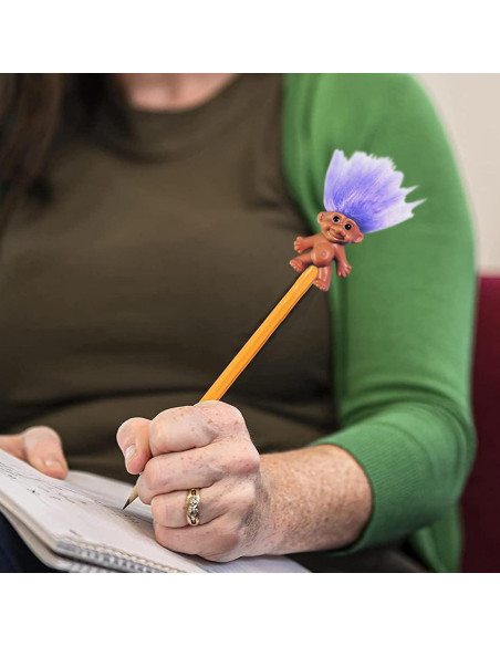 Pack 8 Toppers de Lápiz Troll Vintage TOMZEGNA