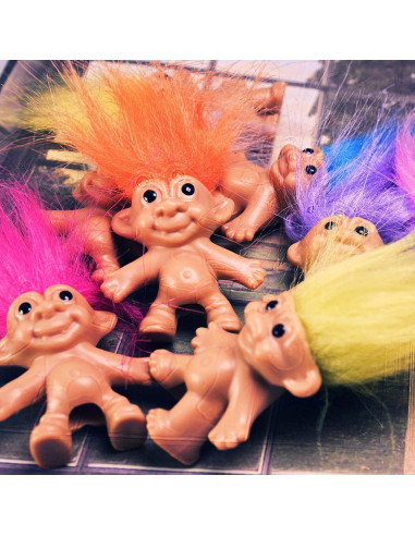 Pack 8 Toppers de Lápiz Troll Vintage TOMZEGNA