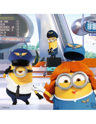 Rompecabezas Divertidos Minions Ravensburger 3x49 Piezas
