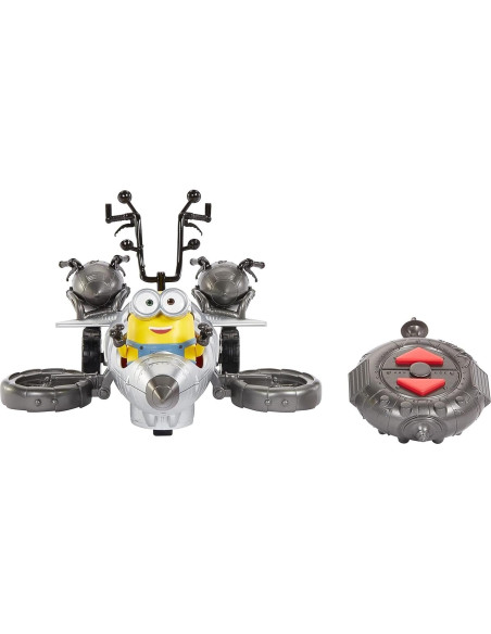 Vehículo RC Mattel Minions Wild Rider con Figura Bob 10.16 cm Vehículo RC Mattel Minions Wild Rider con Figura Bob 10.16 cm