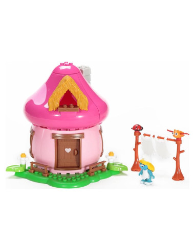 Set de Juego Mega Bloks Pitufos Casa de Chiquitina 19.7x6.4cm
