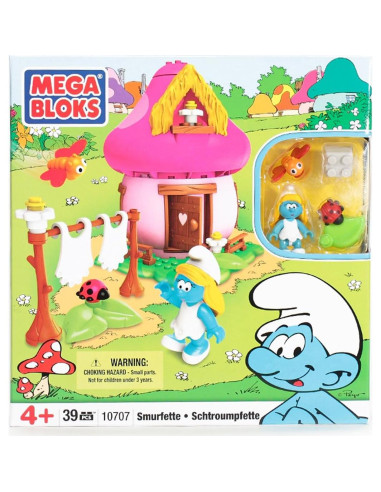 Set de Juego Mega Bloks Pitufos Casa de Chiquitina 19.7x6.4cm