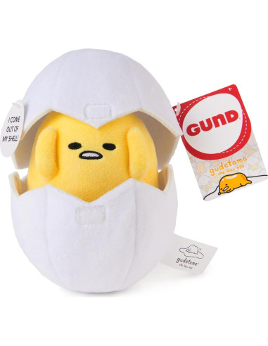 Peluche GUND Sanrio Gudetama 12.7 cm en Cáscara de Huevo