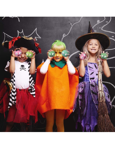 Set de 12 Juguetes Antiestrés Zombie ArtCreativity 5 cm