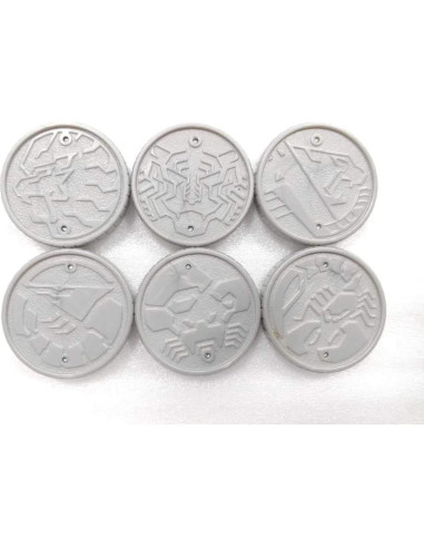 Conjunto de Medallas Cell CSM Kamen Rider OOO Bandai 24 Piezas