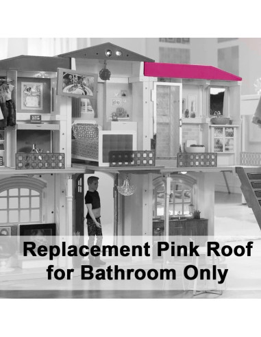 Techo Rosa de Repuesto para Baño Barbie Hello Dreamhouse DPX21