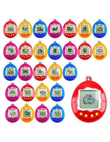 28 Llaveros Electrónicos de Mascotas Virtuales Conagel 5.5 cm