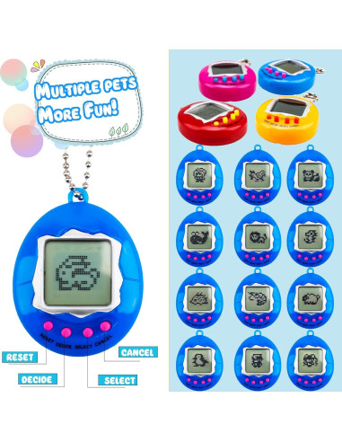 28 Llaveros Electrónicos de Mascotas Virtuales Conagel 5.5 cm