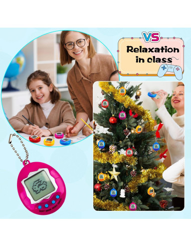 28 Llaveros Electrónicos de Mascotas Virtuales Conagel 5.5 cm