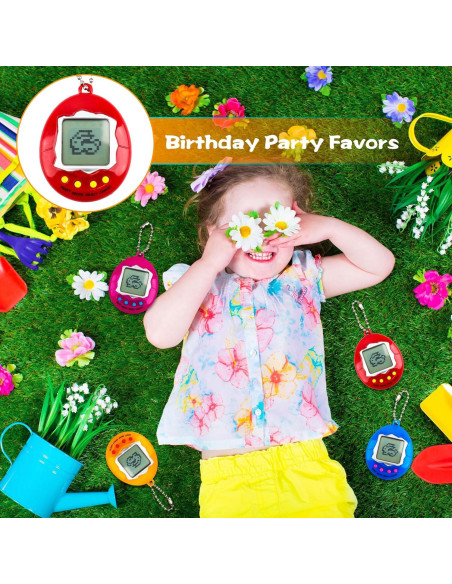 28 Llaveros Electrónicos de Mascotas Virtuales Conagel 5.5 cm