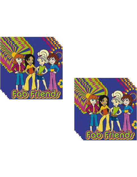 Suministros Fiesta Cumpleaños Polly Pocket - 32 Servilletas Papel Suministros Fiesta Cumpleaños Polly Pocket - 32 Servilletas Papel