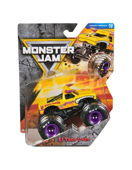 Camión Monstruo Diecast Monster Jam El Toro Loco 1:64
