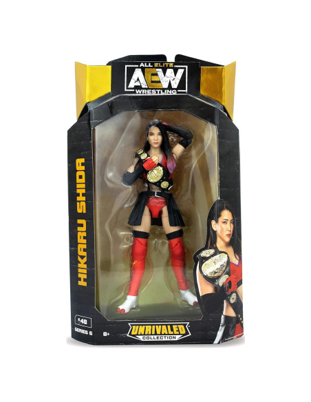 Figura de Acción Hikaru Shida AEW Unrivaled 6 Jazwares 16.5 cm