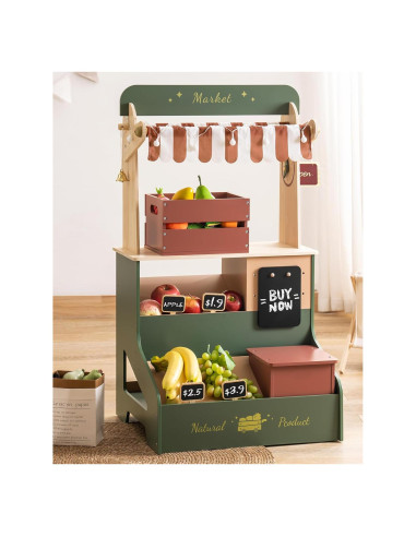 Juego de Tienda de Abarrotes de Madera ROBOTIME 11.7 kg