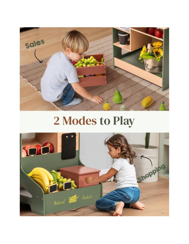 Juego de Tienda de Abarrotes de Madera ROBOTIME 11.7 kg