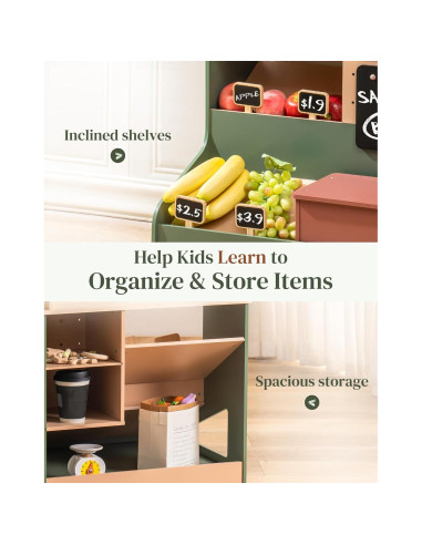 Juego de Tienda de Abarrotes de Madera ROBOTIME 11.7 kg