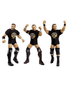 Paquete de 3 Figuras de Acción WWE Elite Era Indiscutible