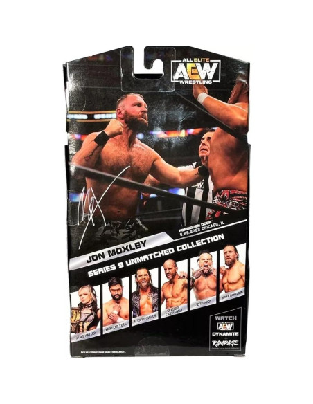 Figura de Acción Jon Moxley AEW Serie Inigualable 9 Jazwares