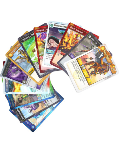 Paquete de Refuerzo Bakugan Pro con 11 Tarjetas Coleccionables