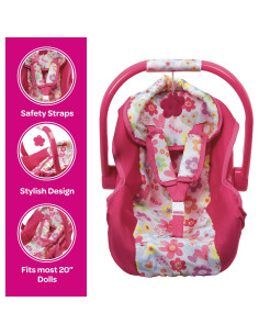 Asiento de Coche para Muñecas Adora Poder Floral - 50.8 cm 2