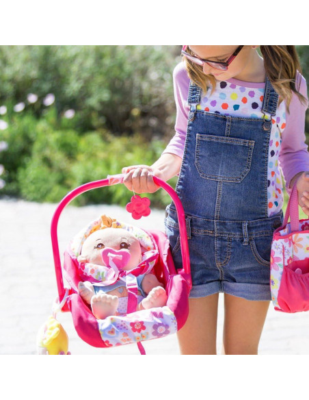 Asiento de Coche para Muñecas Adora Poder Floral - 50.8 cm