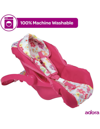 Asiento de Coche para Muñecas Adora Poder Floral - 50.8 cm