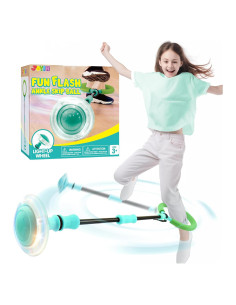Pelota de Salto de Tobillo Joyin Verde con Luces Intermitentes