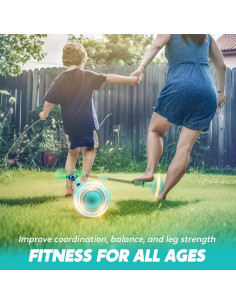 Pelota de Salto de Tobillo Joyin Verde con Luces Intermitentes 2