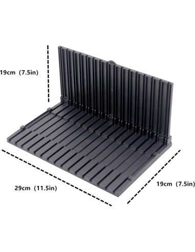 Soporte de Exhibición Jacy para Modelos de 3 Piezas Negro