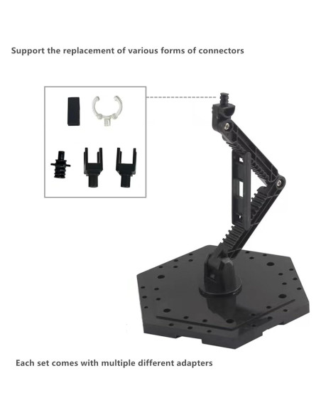 Soporte de Exhibición Jacy para Modelos de 3 Piezas Negro