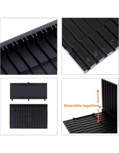 Soporte de Exhibición Jacy para Modelos de 3 Piezas Negro